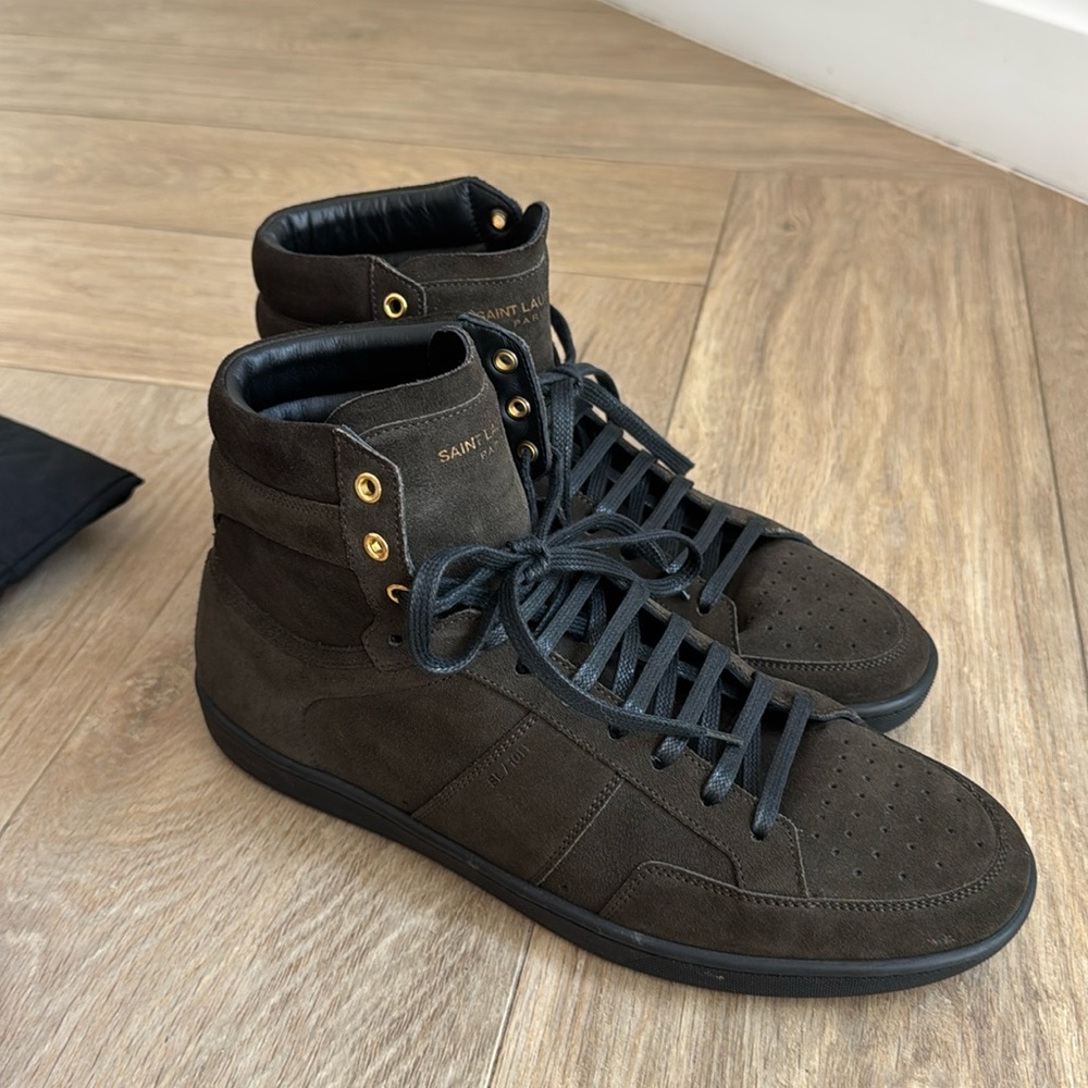 Soho Men Suede Green Military Style Boots